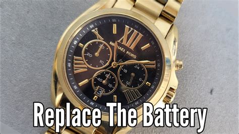 how to replace michael kors smartwatch glass|Michael Kors battery replacement size.